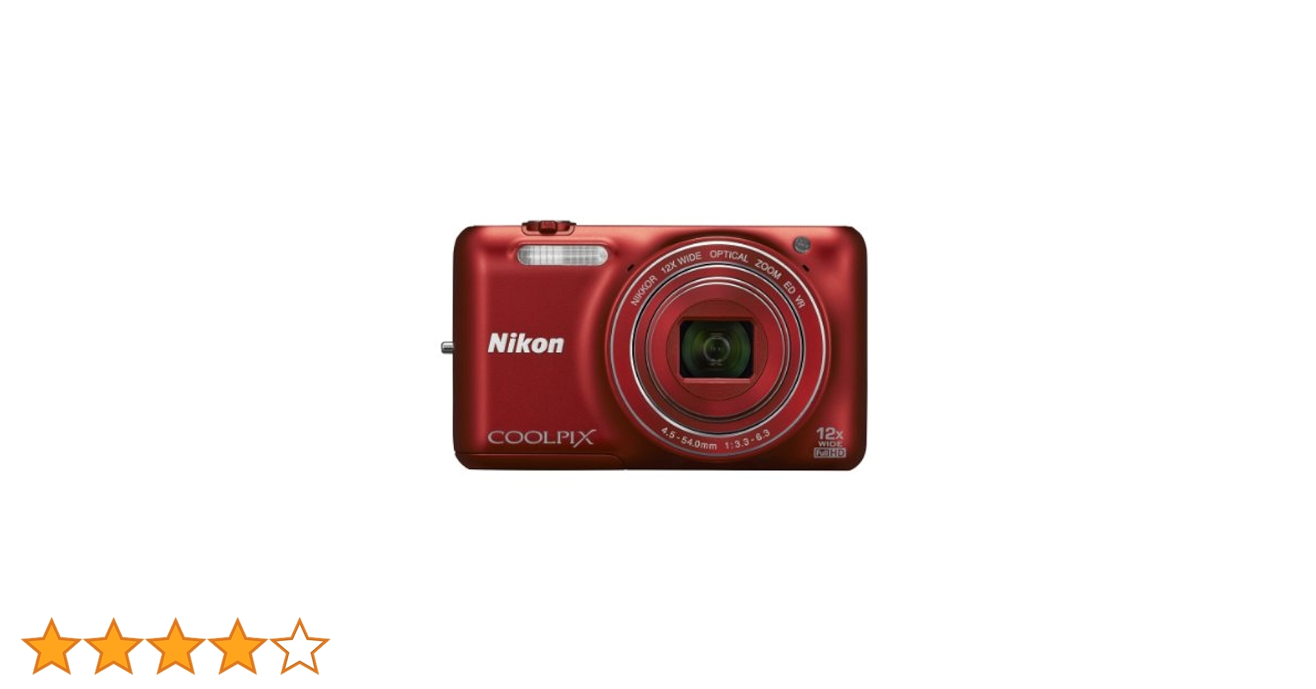 Amazon | Nikon クールピクス S6600RD ラズベリーレッド
